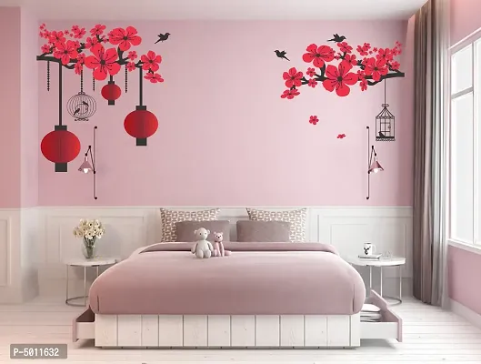 Chinese Lamps in Double Sheet' Wall Sticker PVC Vinyl (76X142 cm)-thumb3