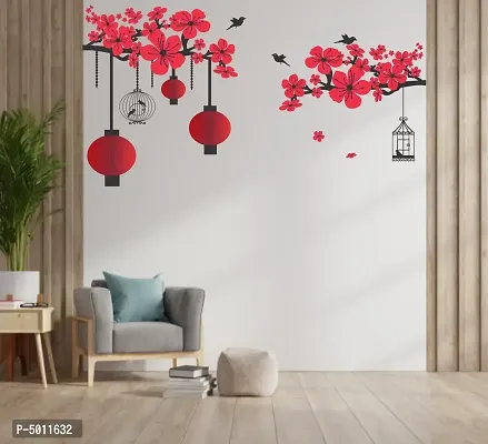 Chinese Lamps in Double Sheet' Wall Sticker PVC Vinyl (76X142 cm)-thumb0