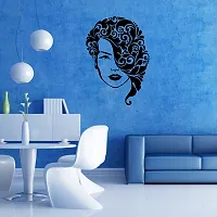 Salon Wall Stickers | Hair Salon Barber Shop Wall Decal Art | Vinyl Sticker Interior Window Decor DIY Hair Beauty Salon Wall Sticker (78X55 cm)-thumb1