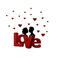 Love Wall Sticker | Valentine Special (91X95 cm)-thumb2