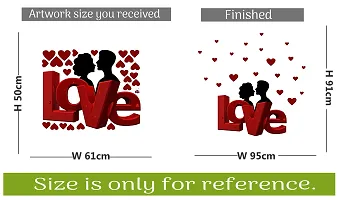 Love Wall Sticker | Valentine Special (91X95 cm)-thumb3