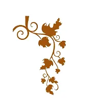 Decor Kafe Brown leaf Branch-Nature-Decorative wall Sticker for Living Room|PVC vinyl, DIY Removable Peel and Stick Decal 'Covers H 83 cm x W 55 cm'-thumb3