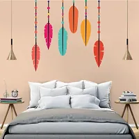 Colourful Leaves Wall Sticker ( PVC Vinyl, 66 X 66 )-thumb1