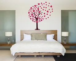 Heart Shaped Leaves Wall Sticker ( PVC Vinyl, 96 X 86 )-thumb1