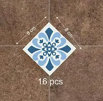 Decorative Self Adhesive Waterproof Floor Stickers- 16 Pieces-thumb2