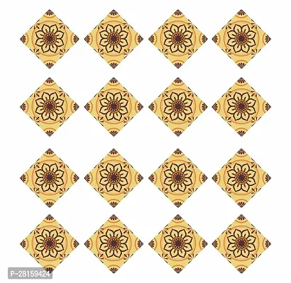 Decorative Self Adhesive Waterproof Floor Stickers- 16 Pieces