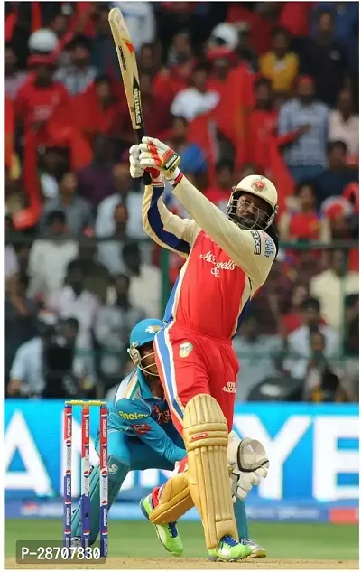 Chris Gayle Ipl Poster - Rcb Poster Paper Print 18 Inch X 12 Inch, Rolled