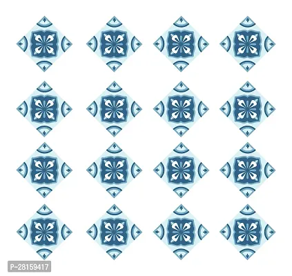 Decorative Self Adhesive Waterproof Floor Stickers- 16 Pieces-thumb0