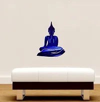 Acrylic 3D Buddha  Acrylic Mirror Wall Sticker-thumb2