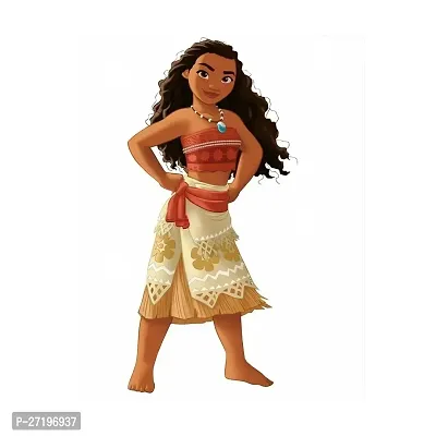 TV Cartoon Disney Vintage Girl Favorite Self Dependent Moana Giant Peel and Stick Wall Decals (Pack of 1)