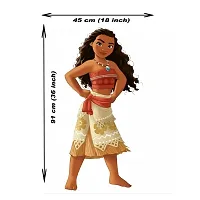 TV Cartoon Disney Vintage Girl Favorite Self Dependent Moana Giant Peel and Stick Wall Decals (Pack of 1)-thumb1