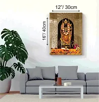 Beautiful Ram Lalla Face Vinyl Poster For Temple Wall Hanging Wall Decor Poster 12 by 16 Inch Arts Pack of 1-thumb2