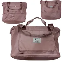 Pink Nylon Self Pattern Handbags For Women-thumb2