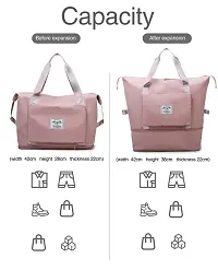 Pink Nylon Self Pattern Handbags For Women-thumb1