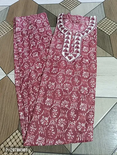 Elegant Cotton Printed Nighty For Women