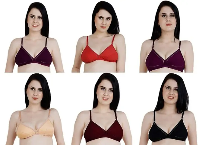 Stylish Solid Bras For Women- Pack Of