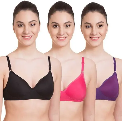 Best Selling Solid Padded Bras Combo