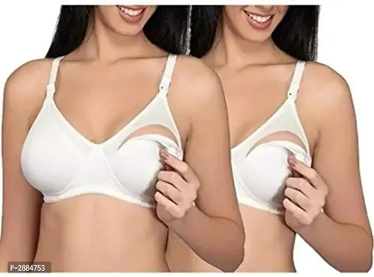 Stylish White Cotton Bras For Women