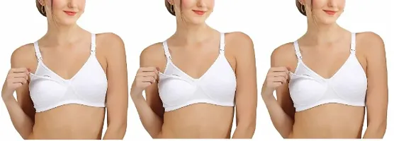 Stylish Solid Bras For Women- Pack Of 3