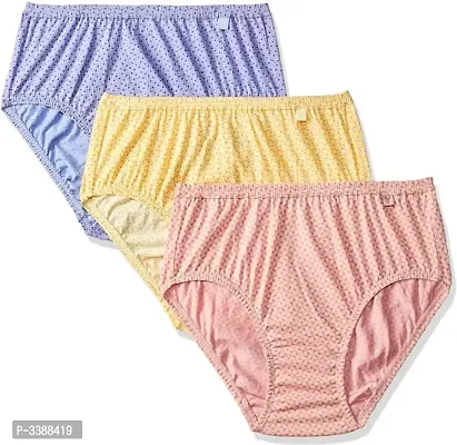 Womens Cotton Basic Briefs Pack Of 3-thumb0