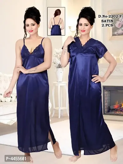 Woman Satin Nightwear In 2 pcs.