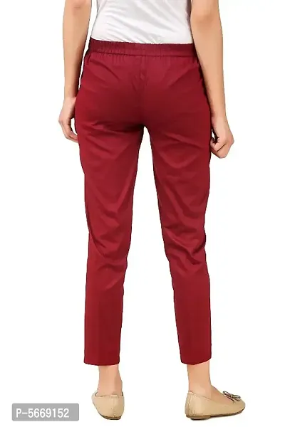 Stylish Rayon Solid Ethnic Pants For Women-thumb2