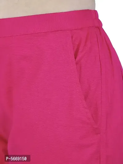 Stylish Rayon Solid Ethnic Pants For Women-thumb3