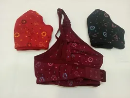 Shivi Printed NON PADDED BRA COMBO 3-thumb1