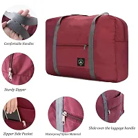 Travel Foldable Nylon Duffle Tote Bag Portable Waterproof Handbag Folding Sport Weekend Shopping Luggage Bag, Flight-Airlines Packing Bag, Gym Sports Bag for Women Girl-thumb1