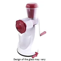 Hand Juicer for Fruits and Vegetables with Steel Handle Vacuum Locking System,Shake, Smoothies, Travel Juicer for Fruits and Vegetables,Fruit Juicer for All Fruits-thumb1