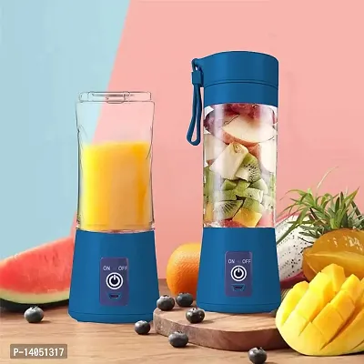 Mini Blender Fruit Mixer Machine Portable Electric Juicer grinder Cup 380ML Personal Blender Smoothie Maker USB Rechargeable Fruit Juice Extractor and Mixer for Home-thumb0