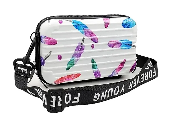 ShiviSling Box Bag for Women with Detacheable Shoulder Strap and Convertible into Cosmetic Box Bag