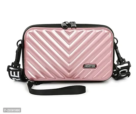 Shivika Sling Box Bag for Women with Detacheable Shoulder Strap and Convertible into Cosmetic Box Bag