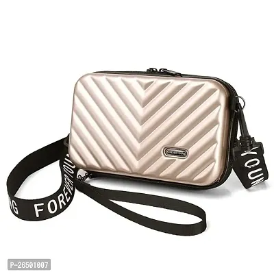 Shivika Sling Box Bag for Women with Detacheable Shoulder Strap and Convertible into Cosmetic Box Bag