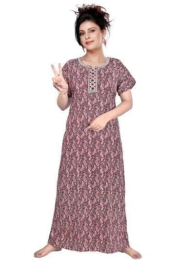 Hot Selling Cotton Nighty Women's Nightwear 