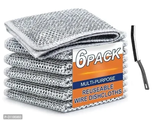 Multipurpose Wire Dishwashing Rags (Pack of 6)