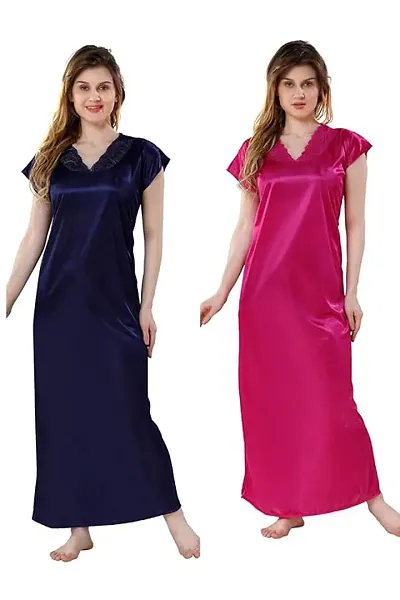 Hot Selling Satin Gowns Women's Nightwear 