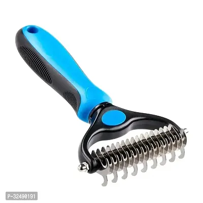 PETS Grooming Brush Deshedding Tool Undercoat Rake Demattin Comb Tangles Removing Slicker Brushes for Dog, Cat-thumb0