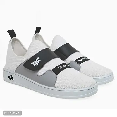 Vigor Sport shoes Running Comfortable Slip On Shoes For Men (White)-thumb0