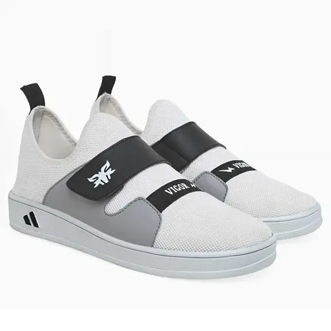 Vigor Sport shoes Running Comfortable Slip On Shoes For Men (White)
