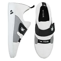 Vigor Sport shoes Running Comfortable Slip On Shoes For Men (White)-thumb1
