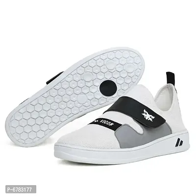 Vigor Sport shoes Running Comfortable Slip On Shoes For Men (White)-thumb4