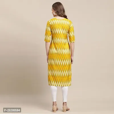 Attractive Multicoloured Printed Crepe Straight Kurta For Women-thumb2