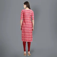 Attractive Multicoloured Printed Crepe Straight Kurta For Women-thumb1