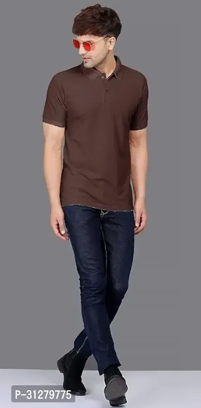 Stylish Polo Tshirt For Mens-thumb0