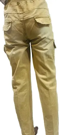 Okey-Times Boys Cotton Trousers Pant Camel Color 5 Year - 8 Year-thumb2