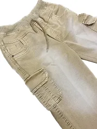 Okey-Times Boys Cotton Trousers Pant Light Camel Color 2 Year - 4 year-thumb3