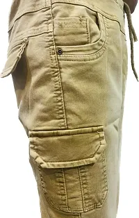 Okey-Times Boys Cotton Trousers Pant Camel Color 5 Year - 8 Year-thumb3