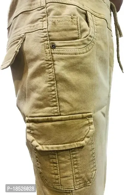 Okey-Times Boys Cotton Trousers Pant Camel Color 2 Year - 4 year-thumb4