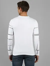 Stylish Round Neck Cotton Blend T-Shirt For Men-thumb1